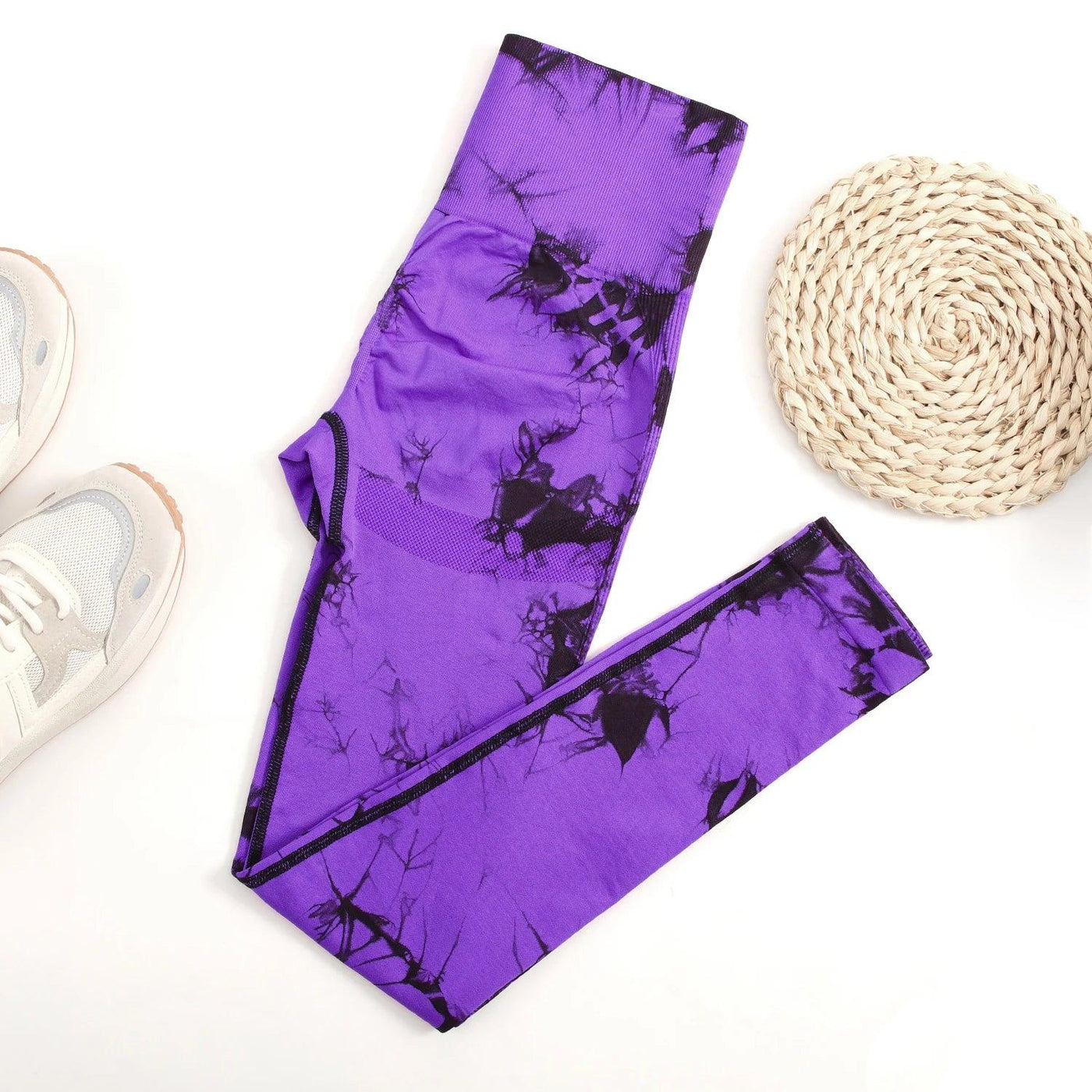 2024 New Tie Dye Gym Leggings Women Fitness Push Up Casual Sport Leggings Of Women  Running Outdoors