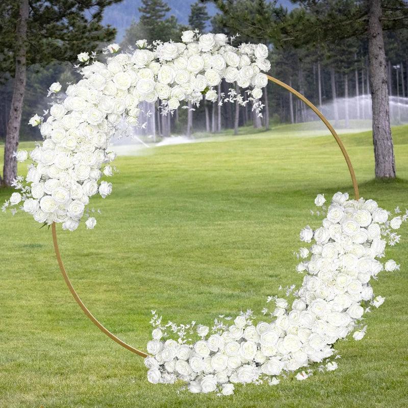 90cm white rose flower rowdecor wedding party dress
