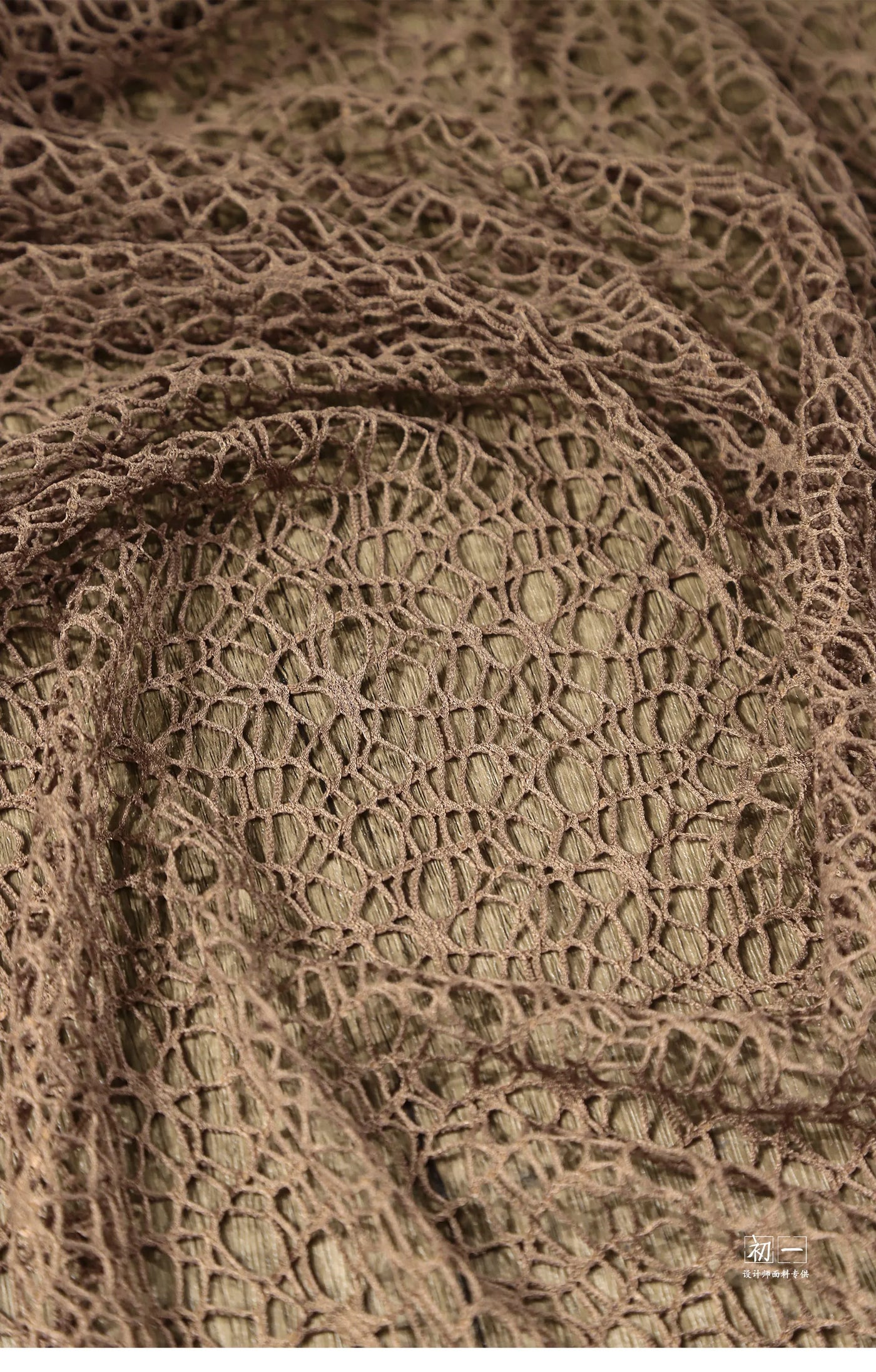 Hollow Out Large Mesh Fabric with Irregular Winding Hook and Flower Texture Creative Dress DIY Clothing Decoration Fabric