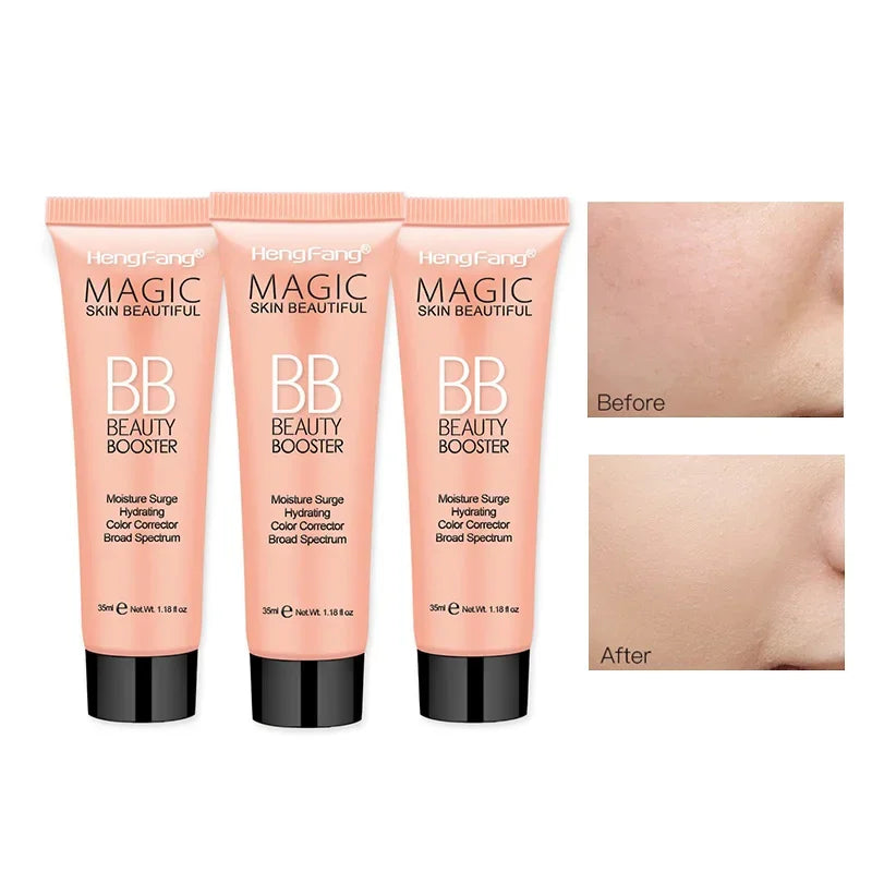 BB Cream Natural Nude Finish — Hydrating, Oil-Control, Long-Lasting Foundation