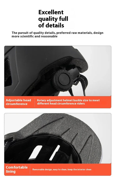 Outdoor Sports Cycling Safety Helmet Baseball Cap Hat for Motorcycle Bike Scooter Mountain Road Bike Helmet for Men Women