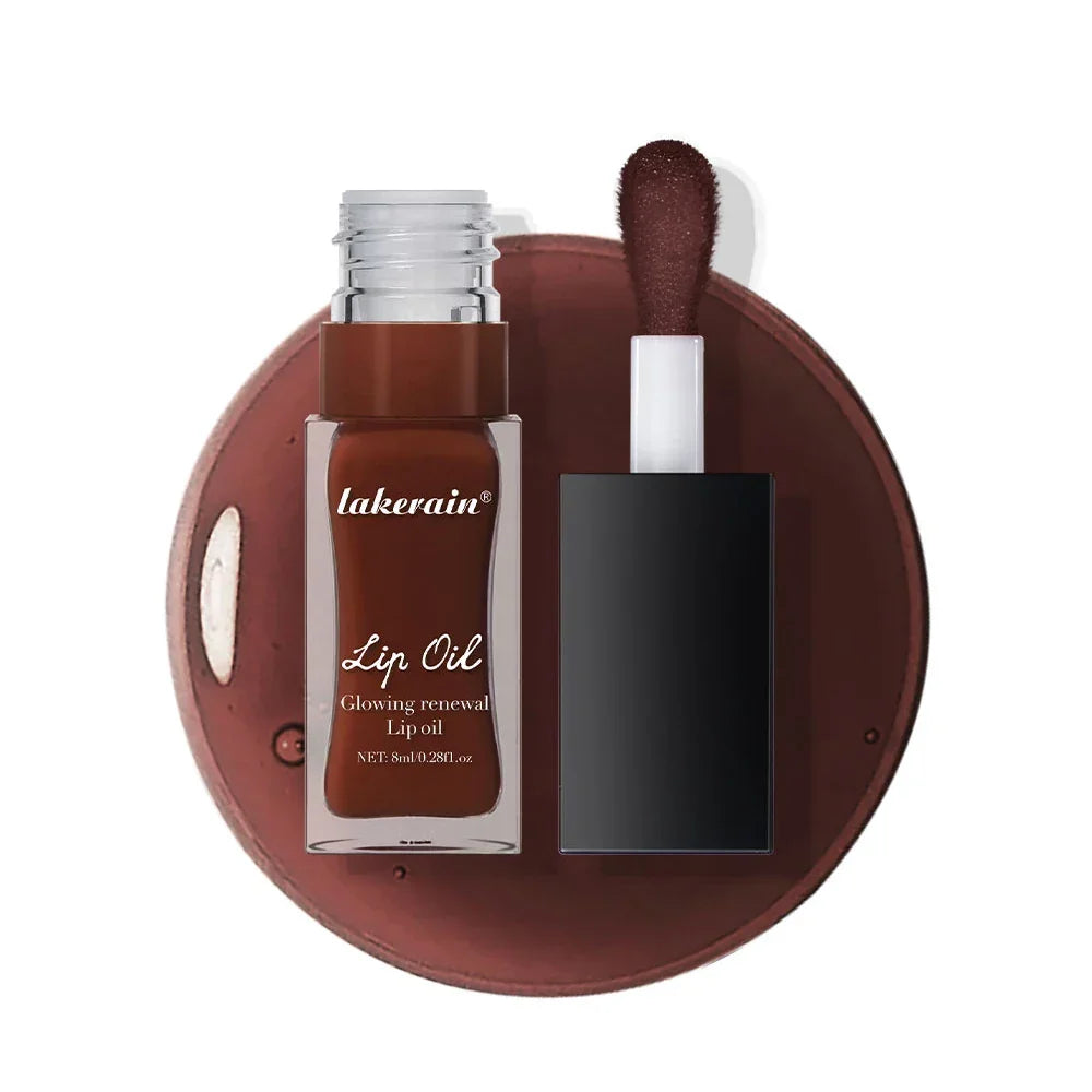 Glow Reviver Lip Oil Nourishing Tinted Lip Oil For A High-shine Finish Infused With Apricot Oil Rose Colors  Mirror Moisturizing