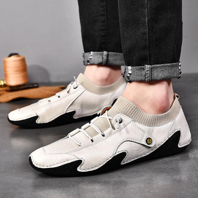 Men Shoes Casual Leather Handmade Men Sneakers Breathable Driving Shoes Designer Men's Loafers Fashion Moccasins Zapatos Hombre