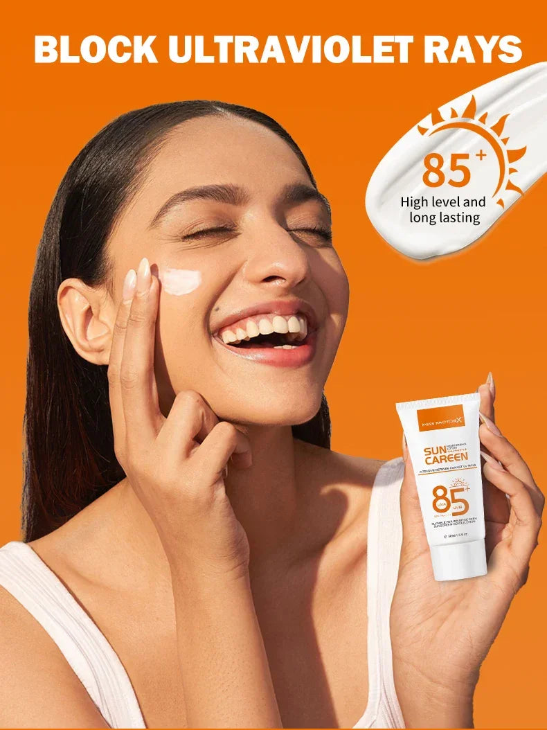 Mild sunscreen, broad-spectrum SPF moisturizing formula, lightweight sunscreen, vegetarian, suitable for facial and body skincar