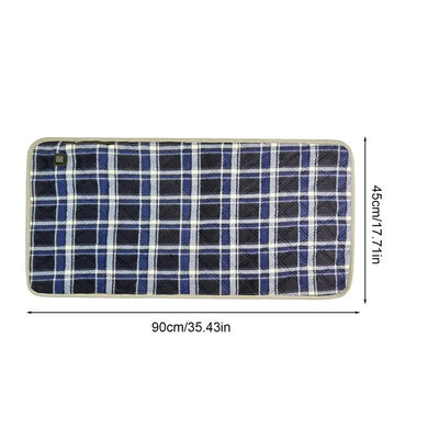 Large 45x90cm USB Heating Pad with 3 Temperature Settings Fast Heating Thermal Cushion for Home Office Car Use