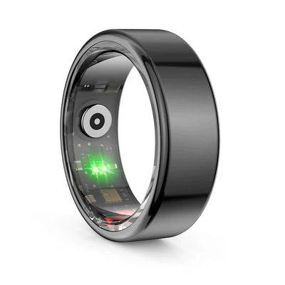 R02 Smart Ring Military Grade Titanium IP68 & 3ATM Waterproof Sleep Heart Rate Health Monitoring Multi-sport Modes Tracker Ring