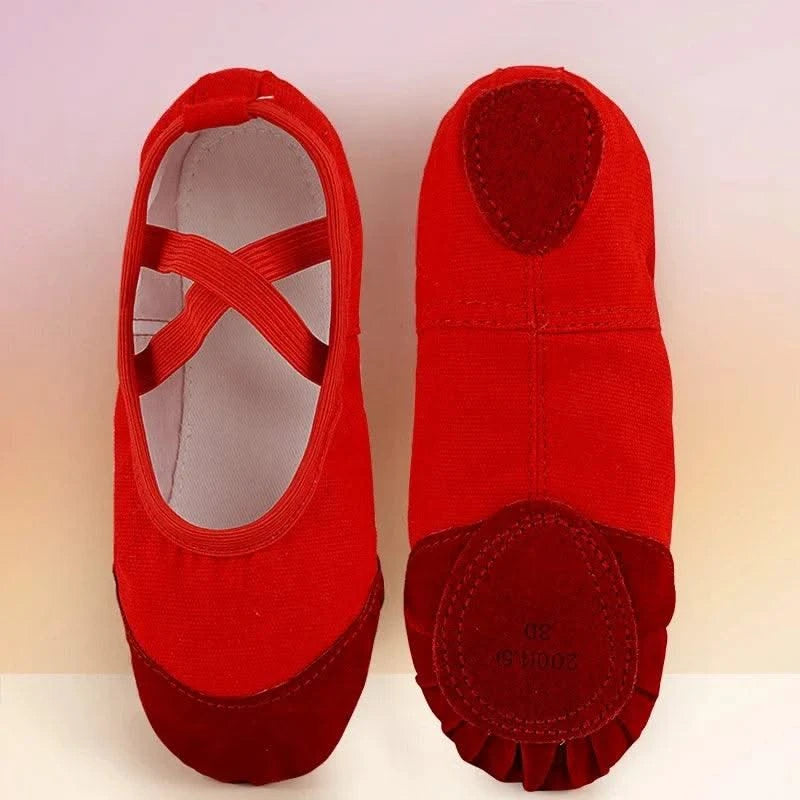 Children Girls Ballet Shoes Classical Dance Shoes Kids Boys Adult Ballet Slippers Indoor Yoga Gym Soft Sole Dance Practice Shoes
