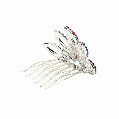 Wedding Jewelry for Girls Kids Gift Gem Princess Hairpin Tiara Crown Hair Comb Flower Crystal Rhinestone Hair Jewelry