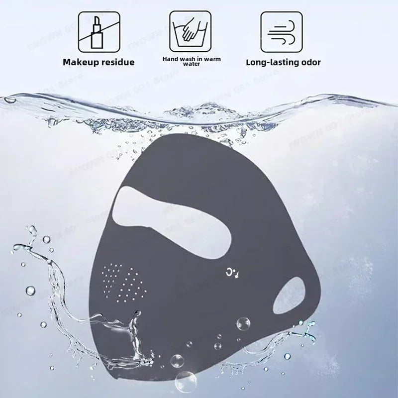 Women Full Face UV Protection Mask 3D Ice Silk Sunscreen Breathable Lightweight Summer Outdoor Sports Comfort Fit mask for men