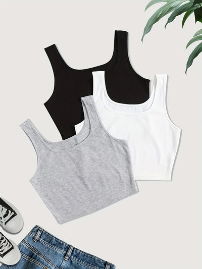 New women's fashion sexy off-shoulder backless top three-piece set