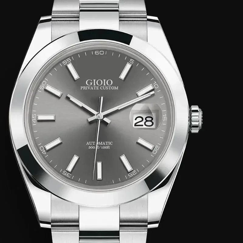 Luxury Watch Man High-end Automatic Self Wind Movement Mechanical Watches Stainless Steel Black White Rose Gold Fashion