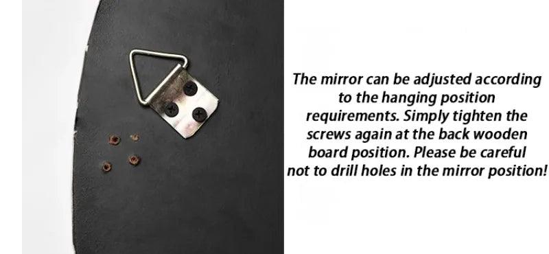 Wall hanging decorative mirrors living room glass bedroom bathroom aesthetics makeup mirror decor