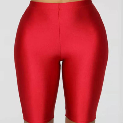 Women Cycling Shorts Dancing Gym Biker Slim Active Sports Solid Sexy Skinny 2024 New Summer