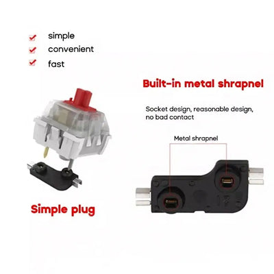 Bluetooth Mini Keyboard RGB Backlit Mechanical Switches Hot Swappable Design Custom Shortcut Keys Wireless Gaming Keyboard