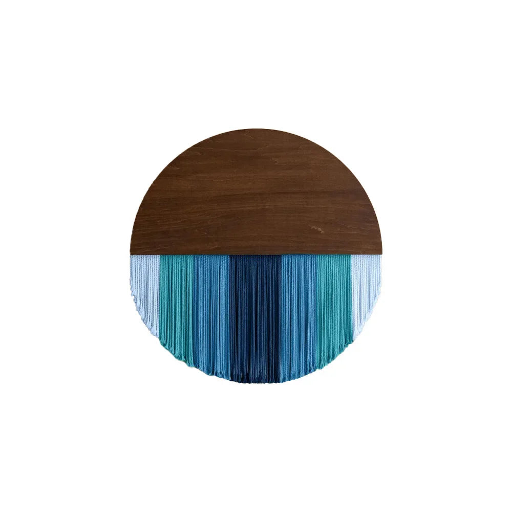 Nordic Handmade Round Woven Macrame Tapestry Room Decor Home and Decoration for Bedroom Livingroom Wall Art Aesthetics Home