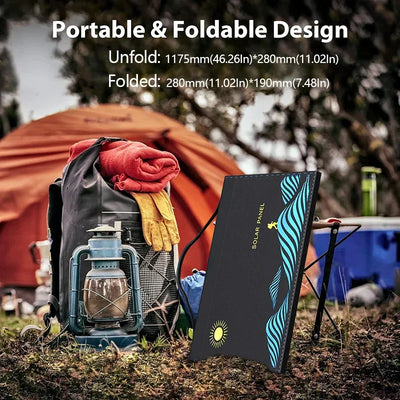 Solar Panel 600W 1000W Portable Folding Bag USB+DC Output Charger Outdoor Power Supply for Home Mobile Phone Power Generator