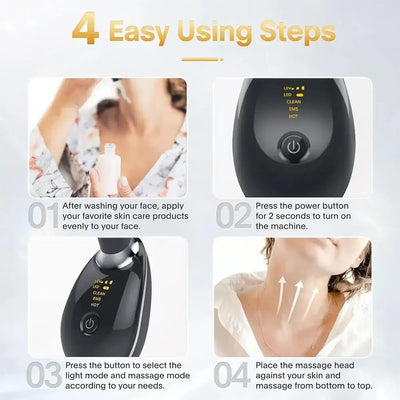 Anti Wrinkle Facial Massager Neck Face Beauty Device Skin Tighten Facial Lift Device Reduce Double Chin Skin Care Tool