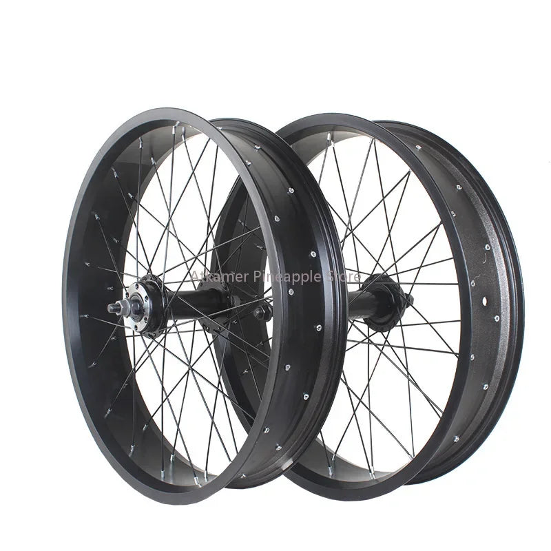 Snowmobile Wheels 20/24/26 4.0/4 Wide Tire Bicycle Front and rear wheels ATV fatbike