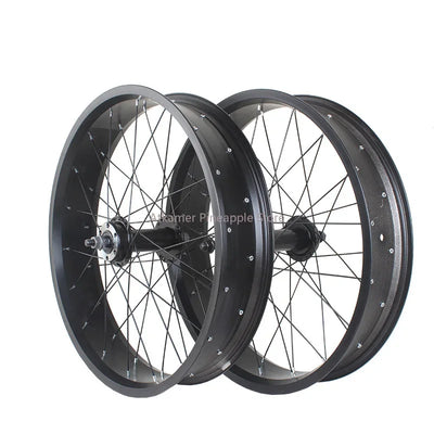Snowmobile Wheels 20/24/26 4.0/4 Wide Tire Bicycle Front and rear wheels ATV fatbike