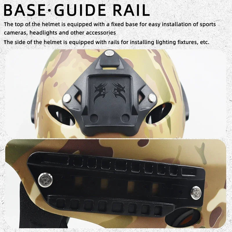 Outdoor Rock Climbing Helmet Speleology Mountain Rescue Equipment To Expand Safety Helmet Caving Work Helmet