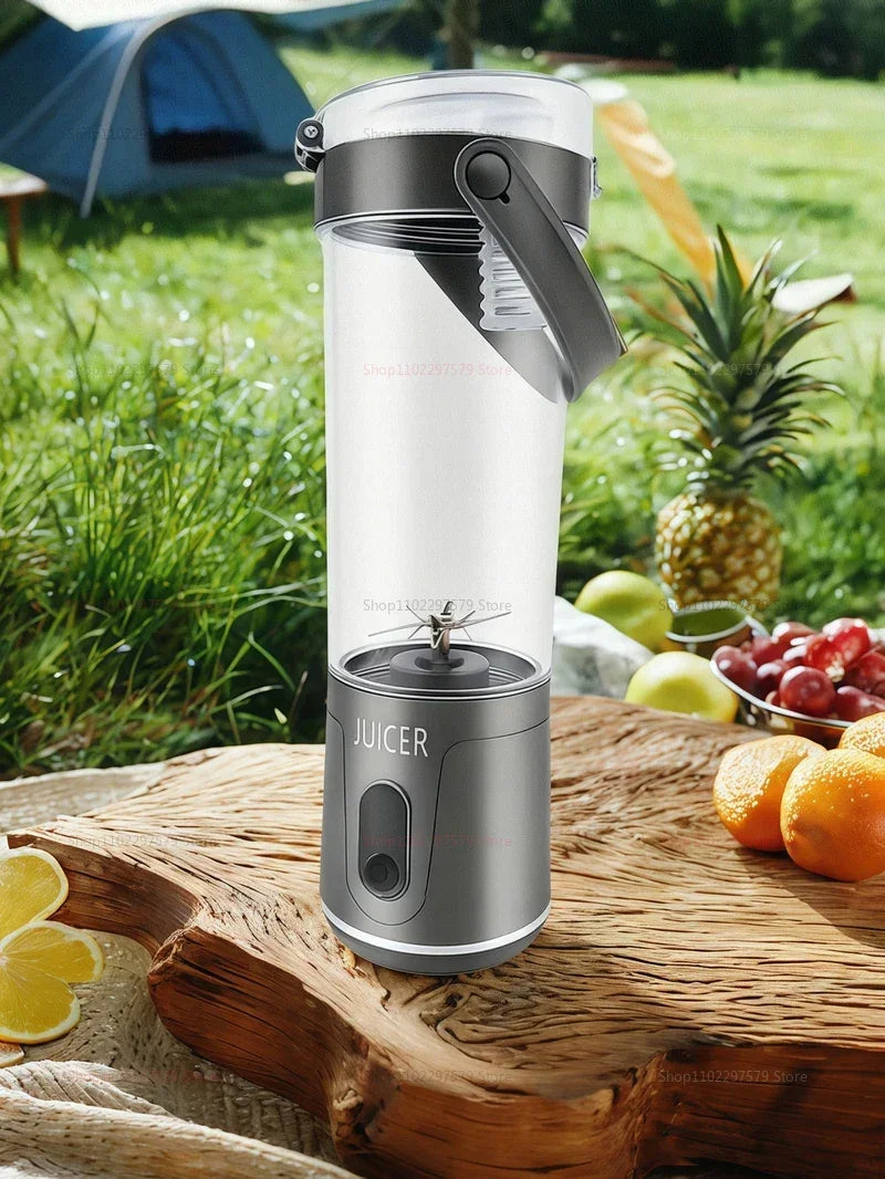 Portable Juice Blender 600ML 12 Blades Household USB Rechargeable Electric Juicer for Smoothies Fruit Mixing Personal Blender