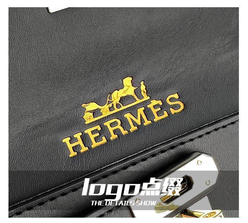 Elegant classic leather handbag for ladies - with inner compartments high quality by famous designer brand