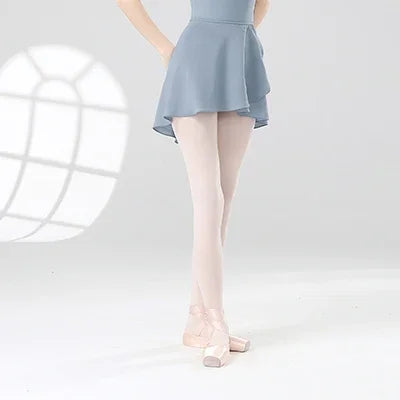 Women Girls Ballet Skirts Dance Short Skirts High Elastic Skirt Ballerina Adult  Ballet Dancing Dress lace Up Chiffon Skirt