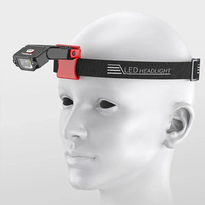 Mini Sensor LED Headlamp Adjustable Angle Hat Cap Clip Lights Waterproof USB Rechargeable Lamp Outdoor Camping Fishing Headlight