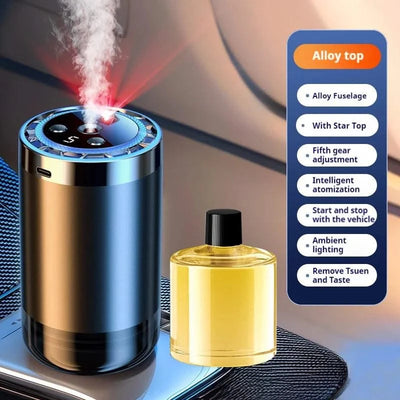 Car Air Humidifier Fragrance Diffuser Car Air Fresheners Perfume Essential Oil Diffuser Odor Eliminator Removing Humidifier