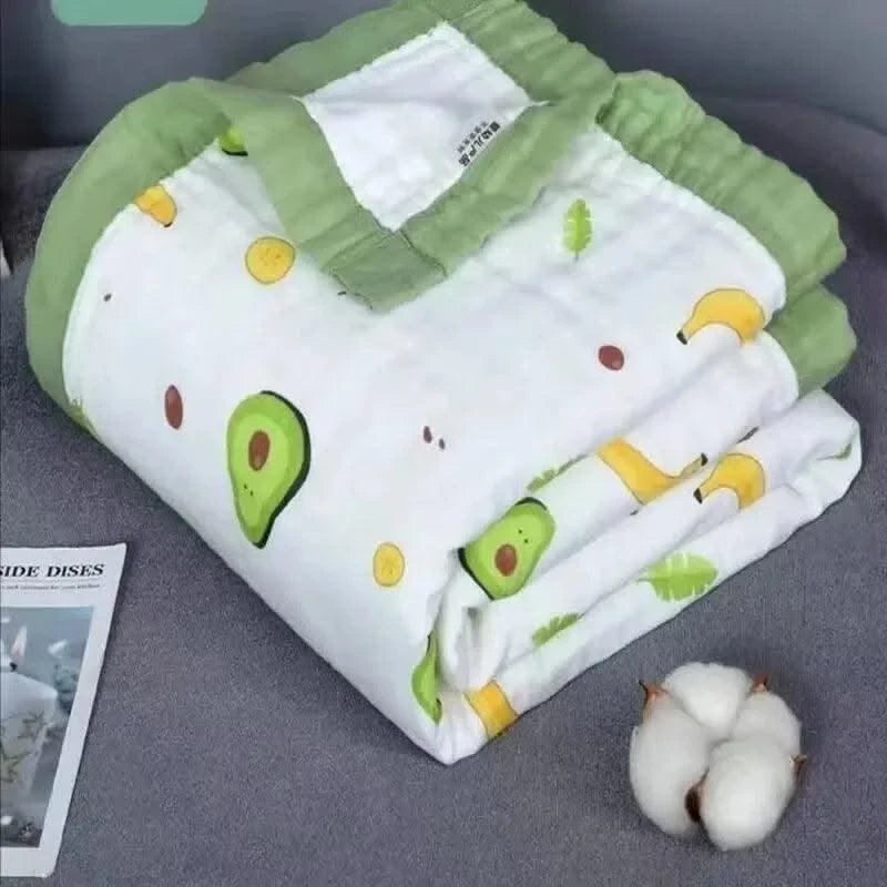 Baby Bath Towel Pure Cotton Super Soft Gauze Newborn Is Covered by Children Blanket Four Seasons Chil baby quilt