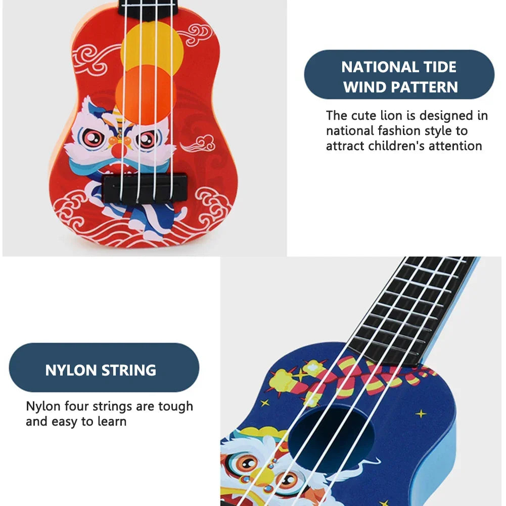 Ukulele Classical Guitar Acoustic Ukulele Soprano Music Instruments Mini Musical Toy for Beginners Kids Children