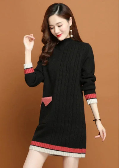 Woman Knitted Dress Bodycon Crochet Dresses for Women Cheap Casual Thic X Elegant Luxury Long Sleeve Aesthetic Sensual Sexy Xxl