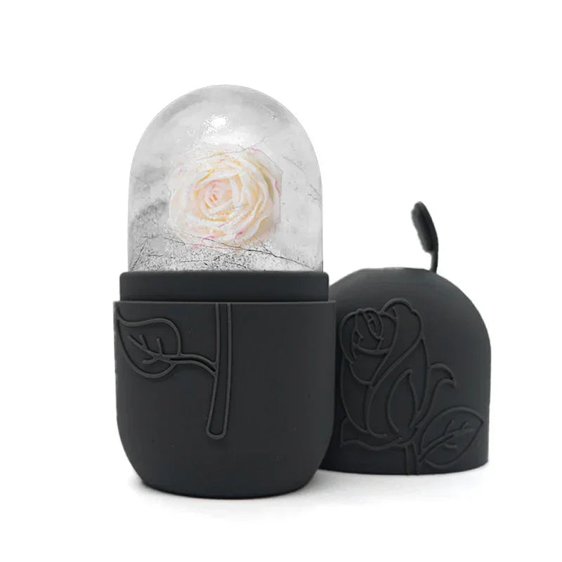 Reusable Ice Roller For Face And Eye Facial Beauty Ice Roller Skin Care Tools Ice Facial Cube Silicone Ice Mold Beauty Cooling