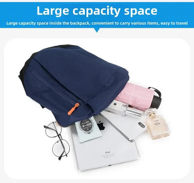 Mountaineering bag large capacity simple all-matching, fashionable, lightweight travel backpack, water splash resistant backpack