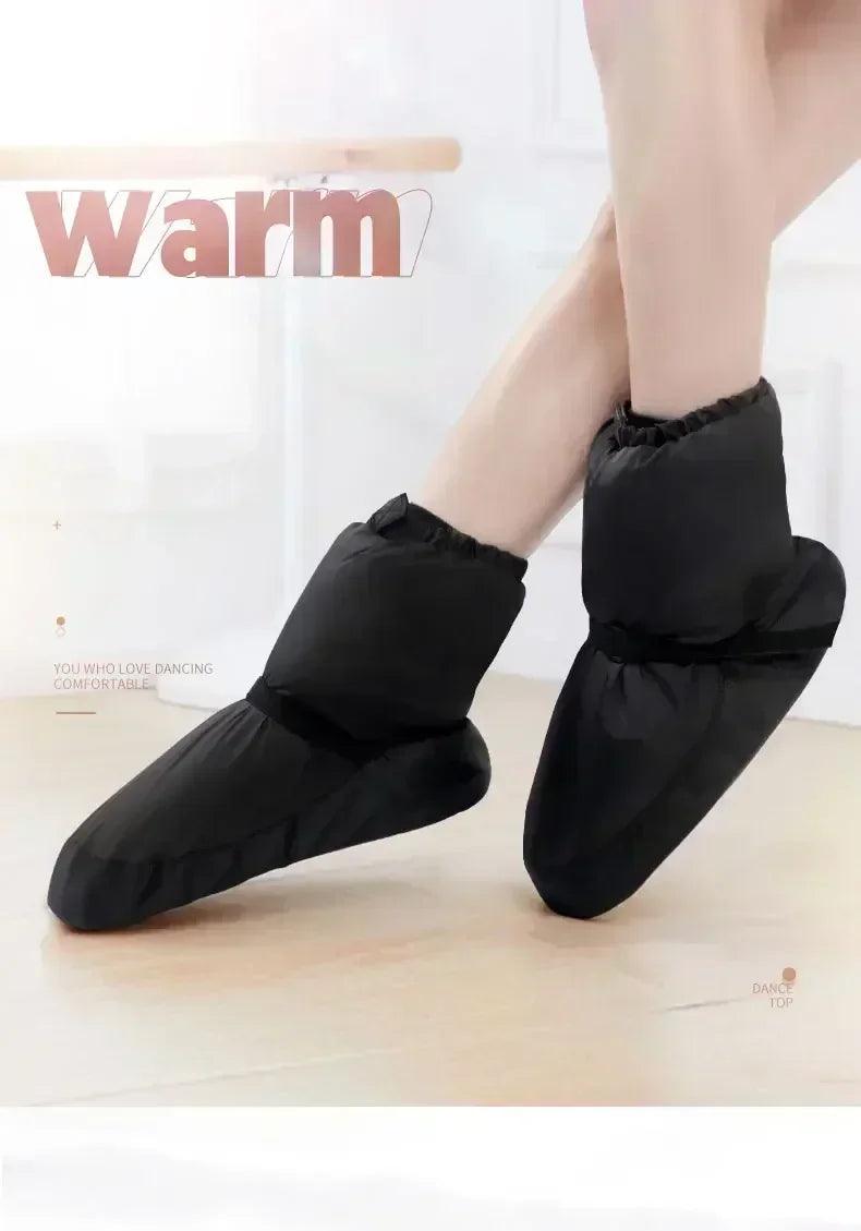 Ballet dance shoes boots warmup training ballerina