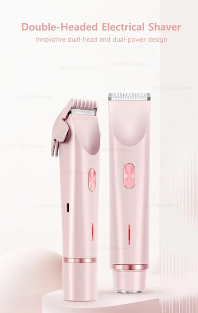 Electric Razor for Women Painless Women Mustache Electric Shaver for Leg Bikini Body Hair Trimmer Facial Epilator Hair Remover