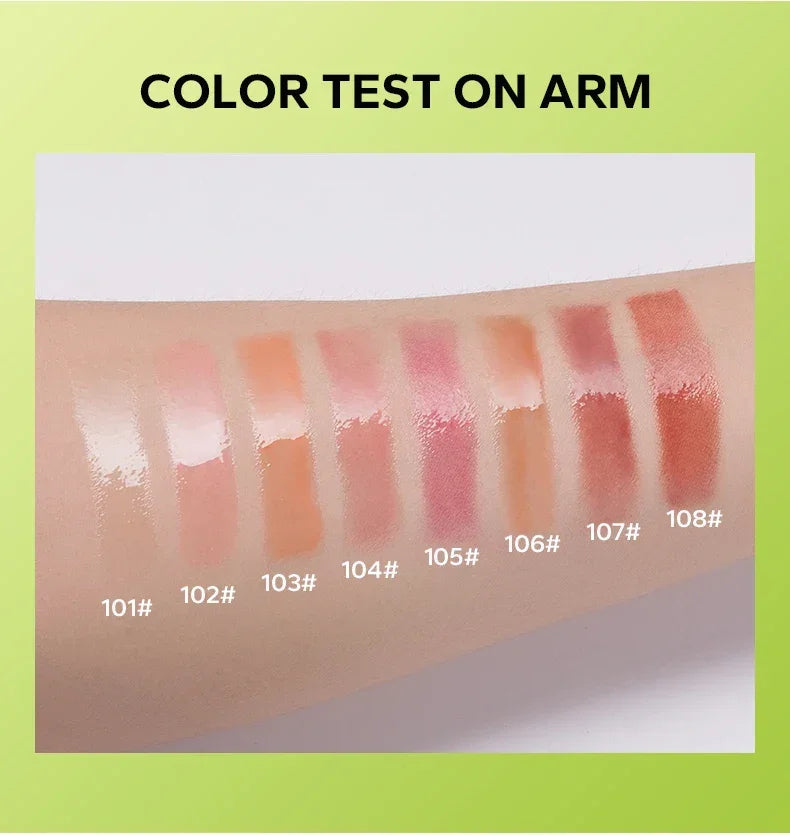 Beauty Glazed Rare Bright Lustrous Lip Essence Moisturizing Shine Shimmer Plumping Lip Tint  Care Oil Gloss for Lip Enhancement