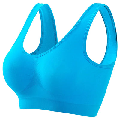 Women's S-5XL Seamless Bra Push-Up Sports Bra