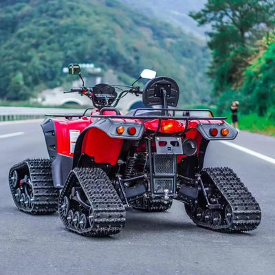 300cc China Snowmobile With 80km/h Speed Electric Start 10 Inch Aluminum Tire Four Stroke Air-Cooled Snow Scooter Snowmobiling