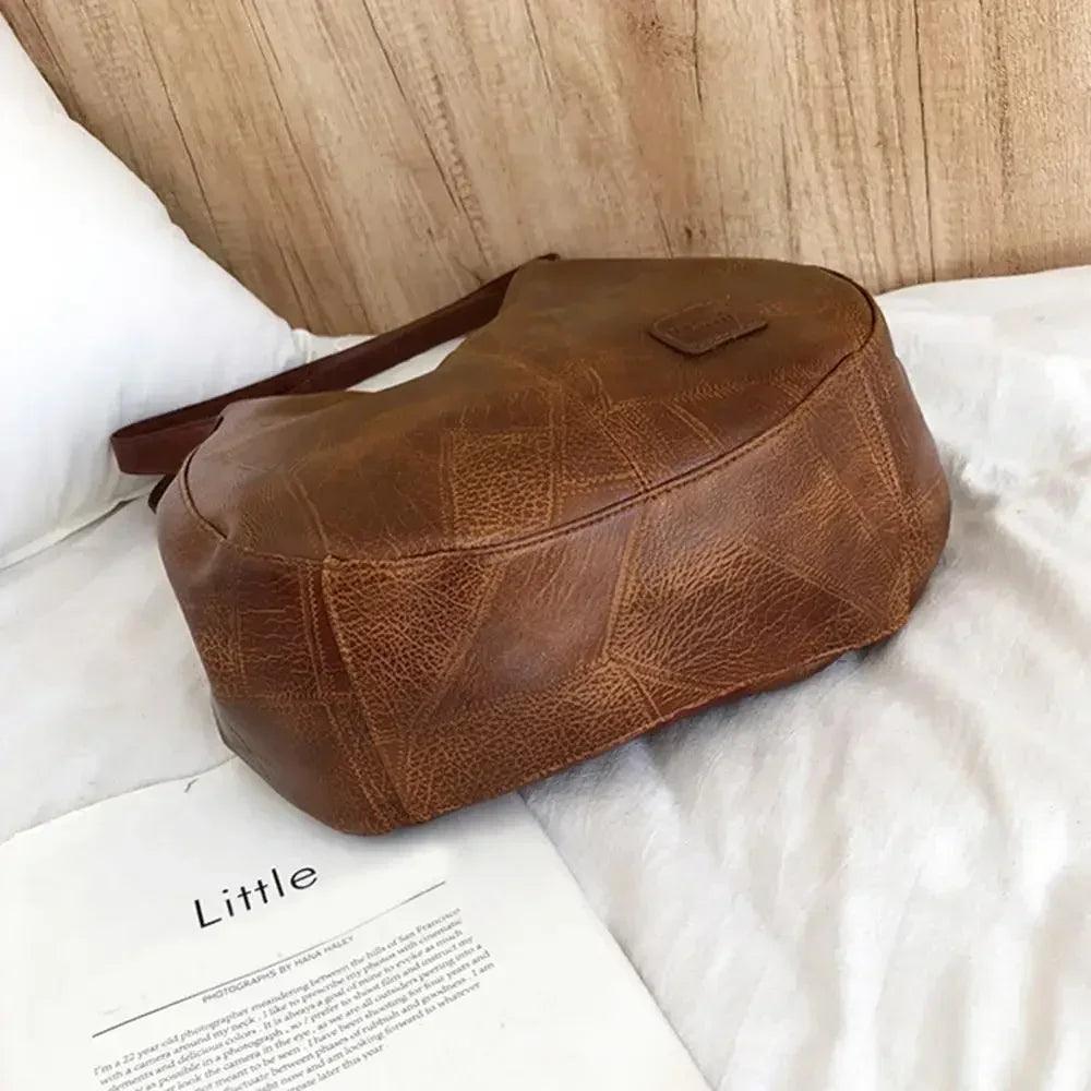 Women’s handbags vintage luxury leather shoulder bag designers large modern fashion brand female