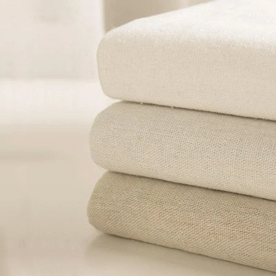 100x150cm Textile Cotton Linen Fabric for Clothing Table Sofa Curtains Decoration DIY Sewing Material Embroidery Practice Fabric