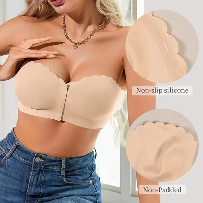 Wireless Unlined Bra Front Closure For Women