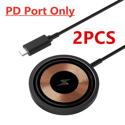 100W Magnetic Wireless Charger Pad Phone Chargers For iPhone 15 14 13  Pro Max Airpods Portable Macsafe PD Fast Charging Station