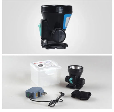 Rechargeable HeadLamp Strong Light Long Range LED Night Fishing Family Mountaineering Headlamp With Flashlight Small Mining Lamp