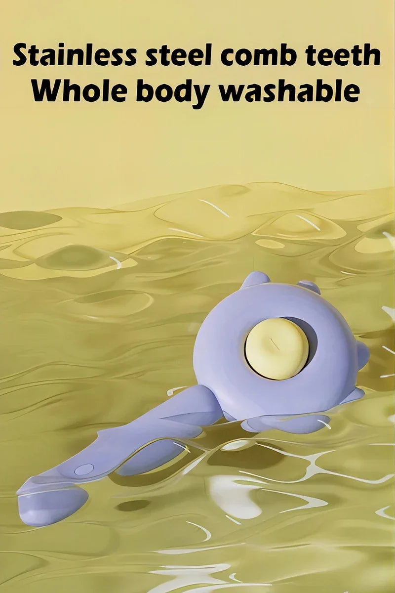 Pet Brush One Button Cleaning Brush Magic Beauty Cat Hair Brush Easy To Carry Re-Use Multi-Function Brush