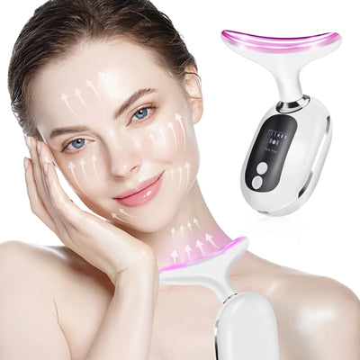 Neck Face Beauty Device Facial Lifting Machine EMS Face Massager Reduce Double Chin Anti Wrinkle Skin Tightening Skin Care Tools