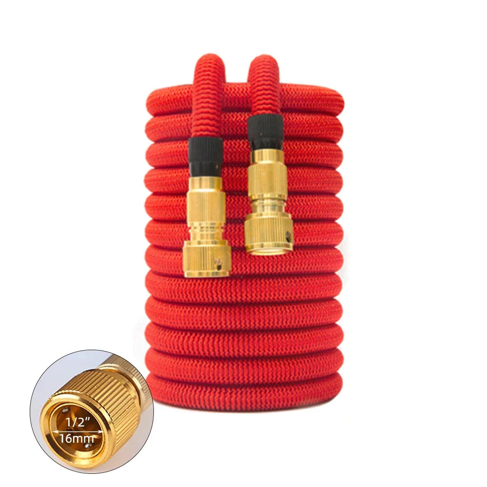 Garden Expandable Watering Hose Flexible Magic Hose High Pressure Car Washer Hose Retractable Water Gun Cleaning Pipe Irrigation