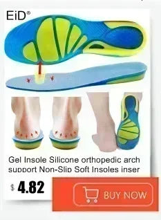 Kids children 3d orthopedic insoles arch support insole for ox-legs flat foot insoles orthotic pads correction health