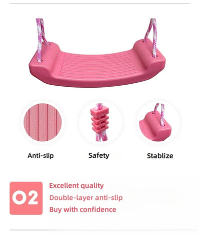 Swing children's swing, baby swing, swing toy swing garden, adjustable rope indoor rainbow swing, children's outdoor game