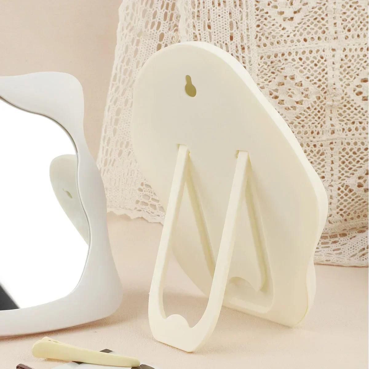Makeup mirror room decoration desk accessorie bedroom decorative mirrors tabletop home aesthetic decor